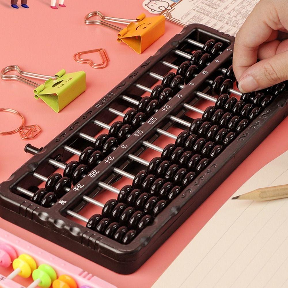 Черный Синий Розовый Счеты Пластиковые Счеты для счета Развитие интеллекта