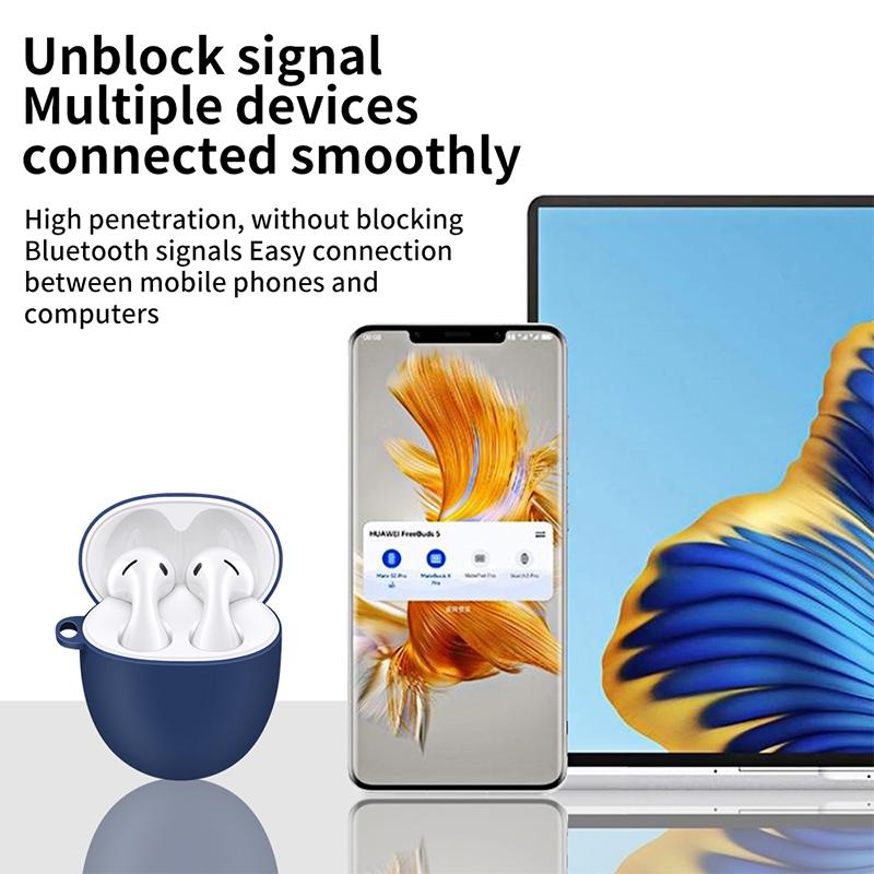 Чехол для Huawei Freebuds 5, мягкий силиконовый чехол для Huawei Freebuds5 freebuds 5, чехол для беспроводных наушников, защитный чехол