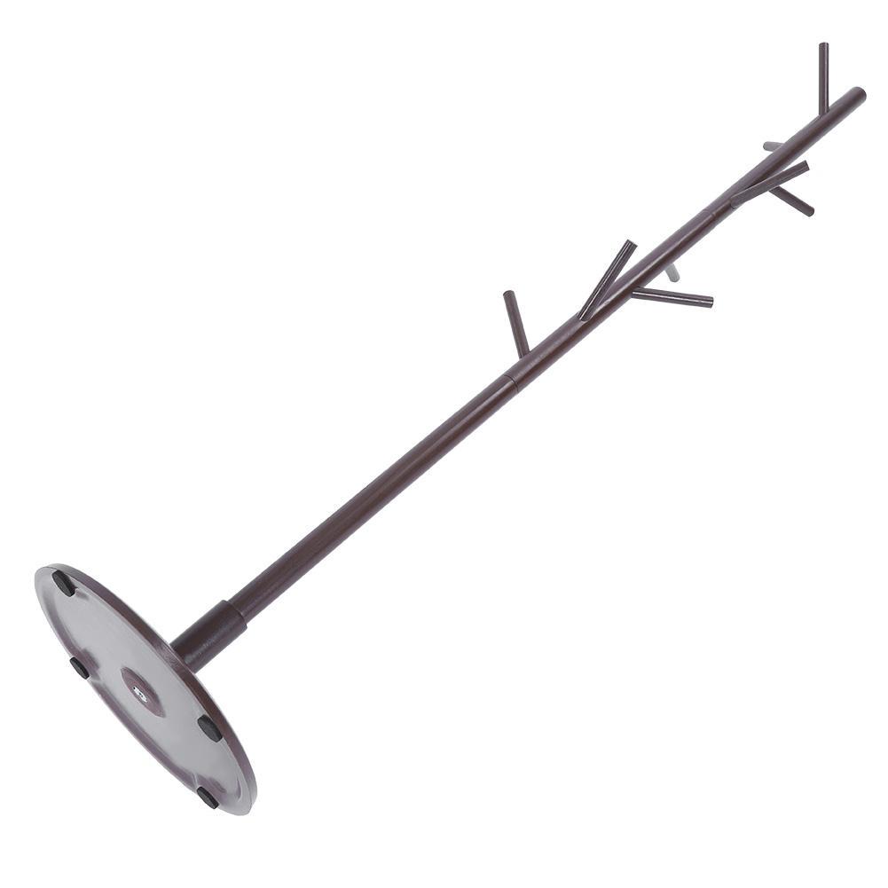 Собранная деревянная вешалка для пальто шляпа дерево вертикальная вешалка для куртки ткань 8 крючков