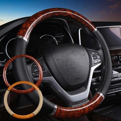 Чехол на руль 38 см, чехол на руль автомобиля для мужчин и женщин, чехол на руль с принтом под дерево, противоскользящие автомобильные аксессуары