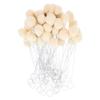 100Pcs DIY Craft Leather Wool Balls Painting Brush Leatherworking Tools  Bowling Shoe Brush