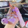 Unicorn Milk Bottle Keychain Pendant - Trendy, Instagram-Style Liquid Ornament for Students