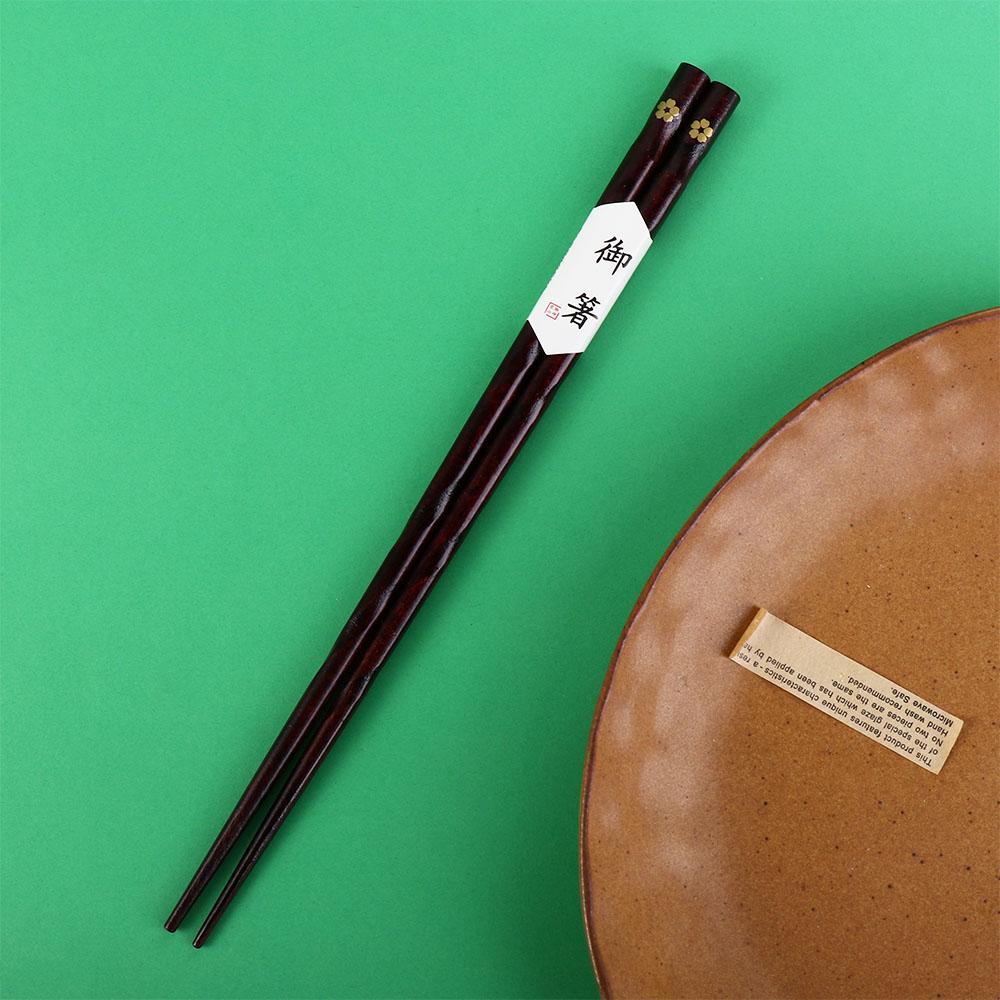 Нескользящие Деревянные Рустикальные Кухонные Принадлежности Столовые Приборы Палочки для Еды Посуда с Узором Слива