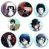 32/44/58mm Bungo Stray Dogs Tinplate Pin Round Cartoon Snap-in Brooches for Backpack Cothes Accessories Anime Collection Badge Decoration
