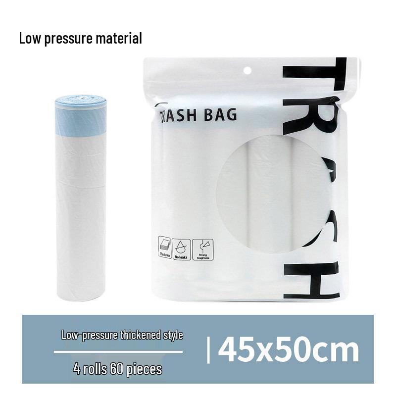 Thickened Kitchen Drawstring Trash Bags - Household Disposable and Handle-Style