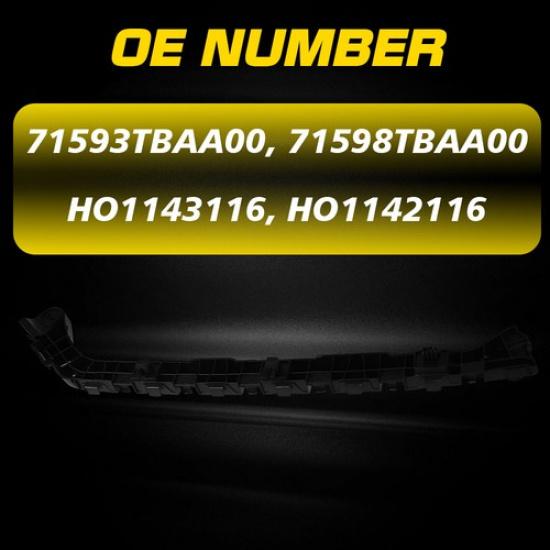 Комплект кронштейнов бампера для 2016- Honda Civic задний левый и правый 2 шт.