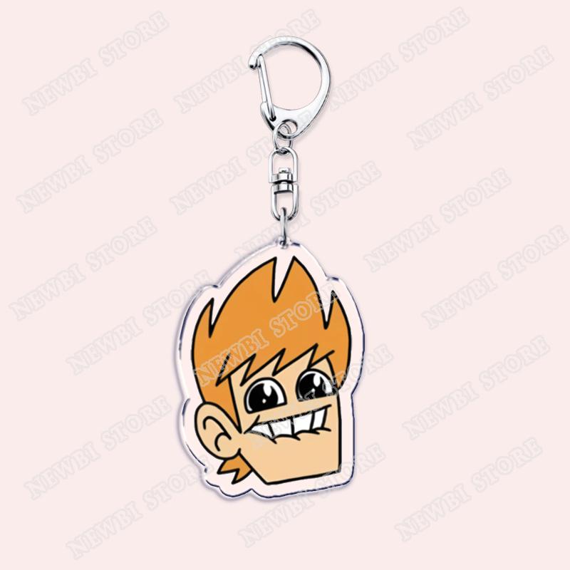 Популярные брелки Eddsworld Торд для аксессуаров Сумки Аниме Комикс Ринго Эддс Мем Брелки Украшения Геймеры Фанаты Друзья Подарки