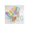 Женский комплект из 50 резиновых пряжок для полотенец