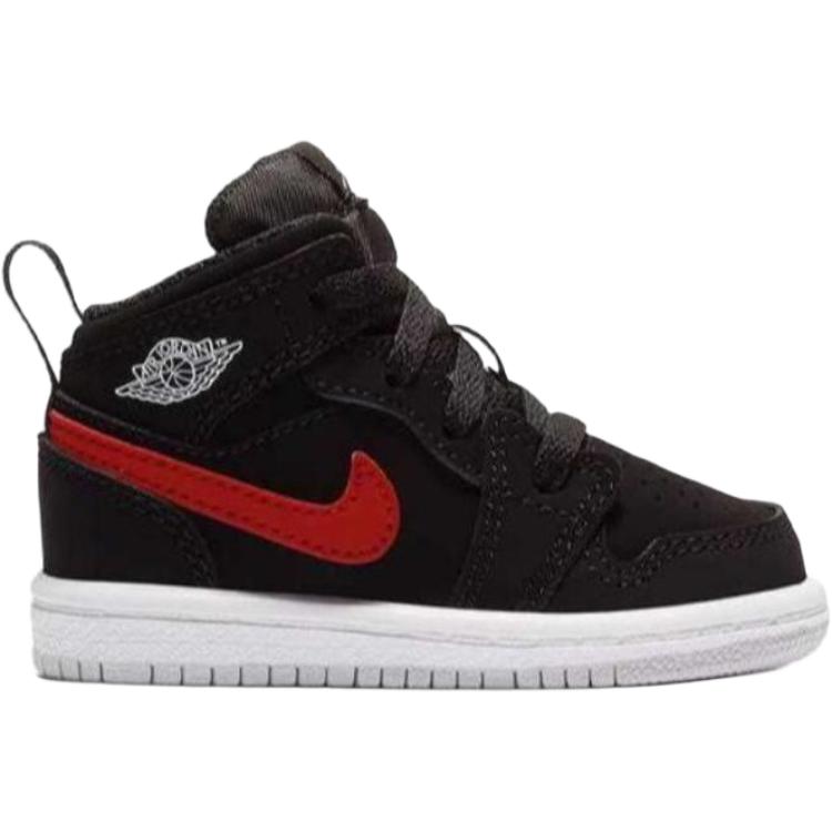 Jordan 1 Средний разноцветный Swoosh Черный TD 640735-065