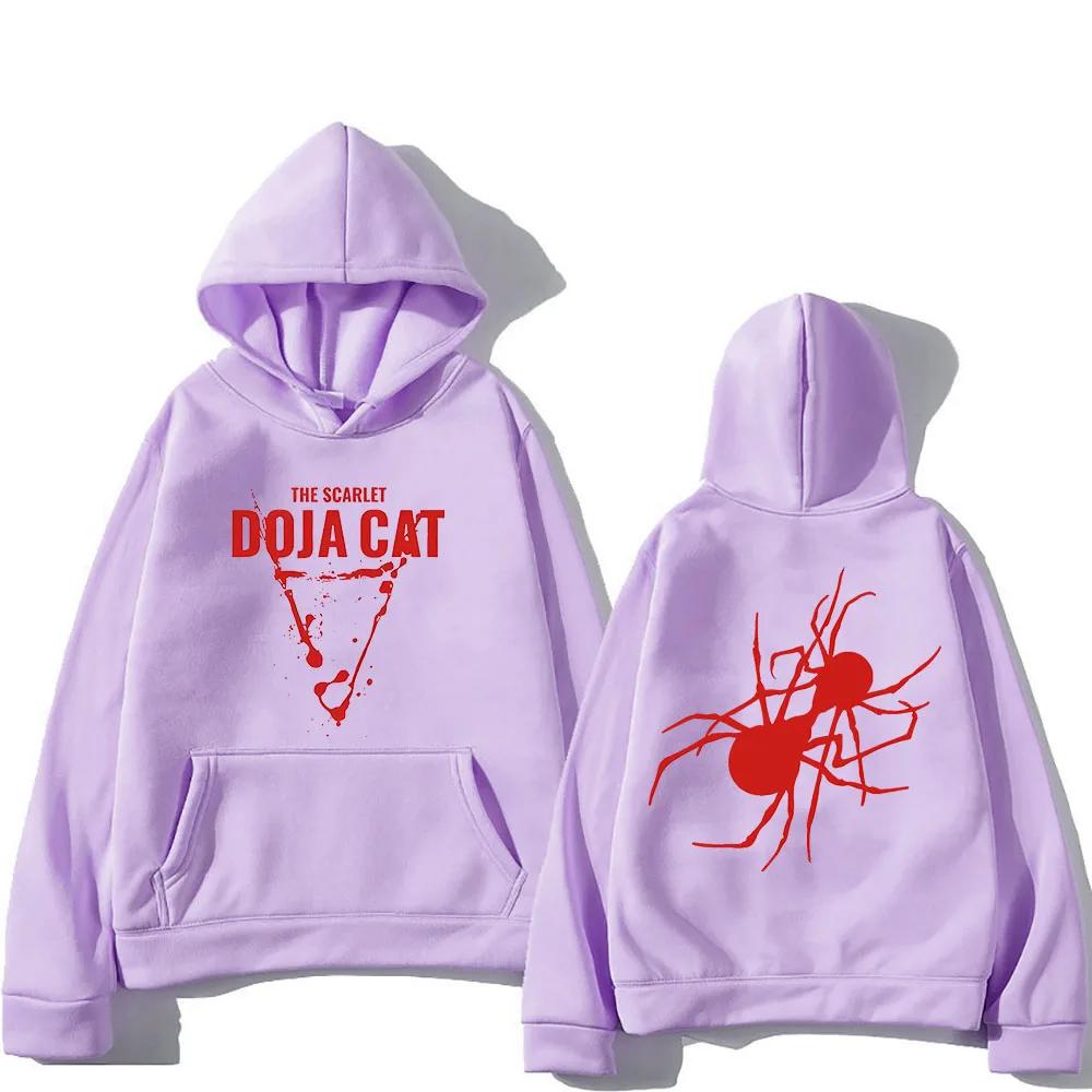 Худи Doja Cat Графический Принт Гранж Флис Модные Толстовки Funko Pop Винтажная Панк Одежда Camisetas Харадзюку Свитшоты