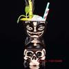 Cocktail Glass Cool Skull Jar Doll Tiki Mug Hawaii Restaurant Swig Beer Wine Cup Bar Ceramic Tiki Mugs Art Crafts Mugs Wholesale