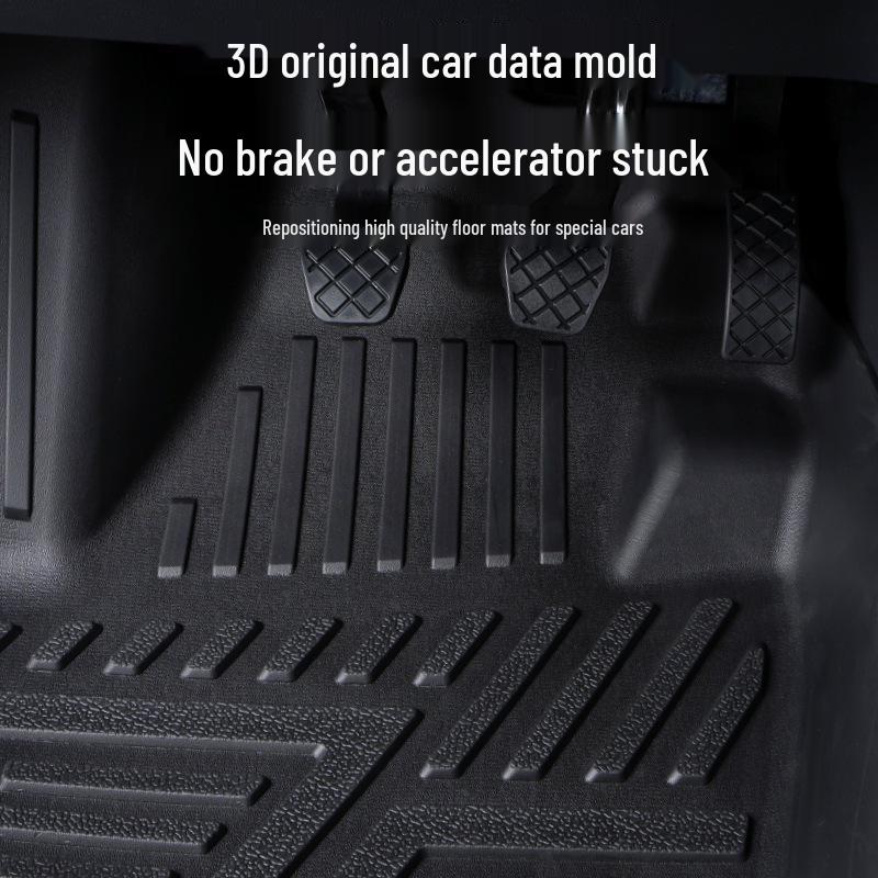 Durable, dirt-resistant, easy-clean, TPE eco-friendly anti-slip floor mats for 2025 Volkswagen Teramont Pro.