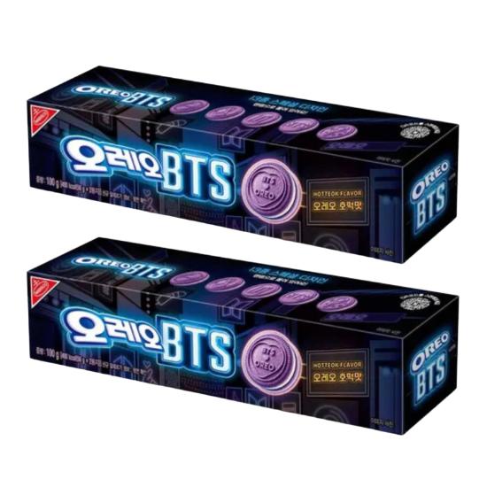 2026 BTS × OREO Вкус Хотток 100г Корейское Ограниченное Издание Печенье-Закуска | K-POP Коллаборация