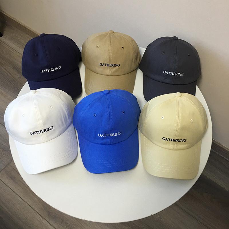 Унисекс Регулируемая бейсболка из дышащей ткани с модной вышивкой букв