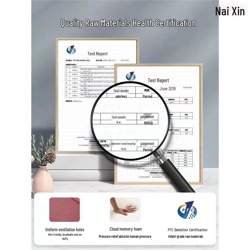 Mercedes-Benz Genuine Leather Car Headrest & Back Cushion - Universal Pillow for E300L, C260, GLC (All Seasons)