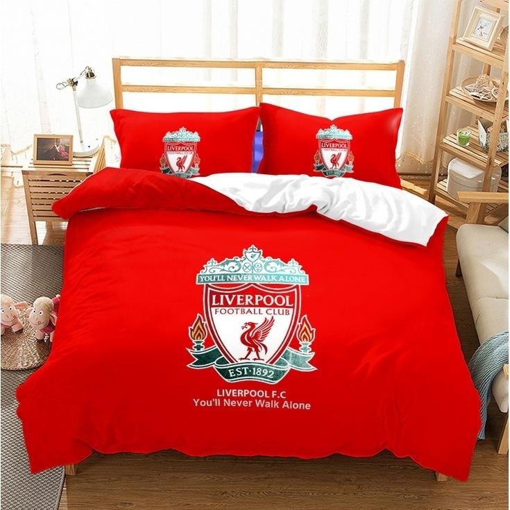 Galaxy Sport Team Bedding Set 3pcs Twin Size Comforter Cover Sheet Pillowcase Digital Printed Fan Bed Set