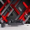 3D настенная живопись, настенная бумага, европейская креативная геометрия, ромб, фрески, обои для гостиной, спальни, декор, Art Papel De Parede 3D