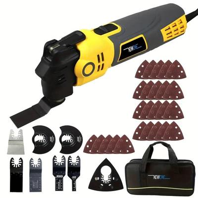 300 Вт Антивибрационный Быстросъемный/Сменный Осциллирующий инструмент, Электрический триммер-пила DIY Инструмент для ремонта дома Реноватор для резки дерева/пластика/металла
