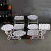 Wedding Party Tableware Cake Display Plate Foot Tray Dessert Exhibition Rack Cupcake Storage Stand