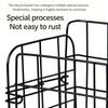 Bike Basket, Heavy-Duty Metal Wire Bicycle Basket with Hooks, Quick Install, Rust-Resistant, Large Capacity for Grocery Shopping Pets Daily Commuting