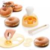 Creative DIY Donut Mold Cake Decorating Tools Plastic Desserts Bread Cutter Maker Baking Supplies Kitchen Tools