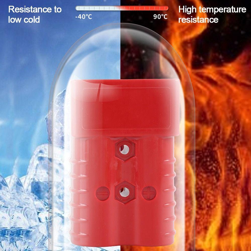 600V Battery Power Connector 50 AMP Quick Plug Connector Plug Cable Terminal For Anderson