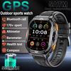 Новые смарт-часы с GPS 2025 для мужчин, 1,96-дюймовый HD AMOLED экран, компас, Bluetooth-звонки, водонепроницаемость 5 атм, спортивные смарт-часы для Android iOS