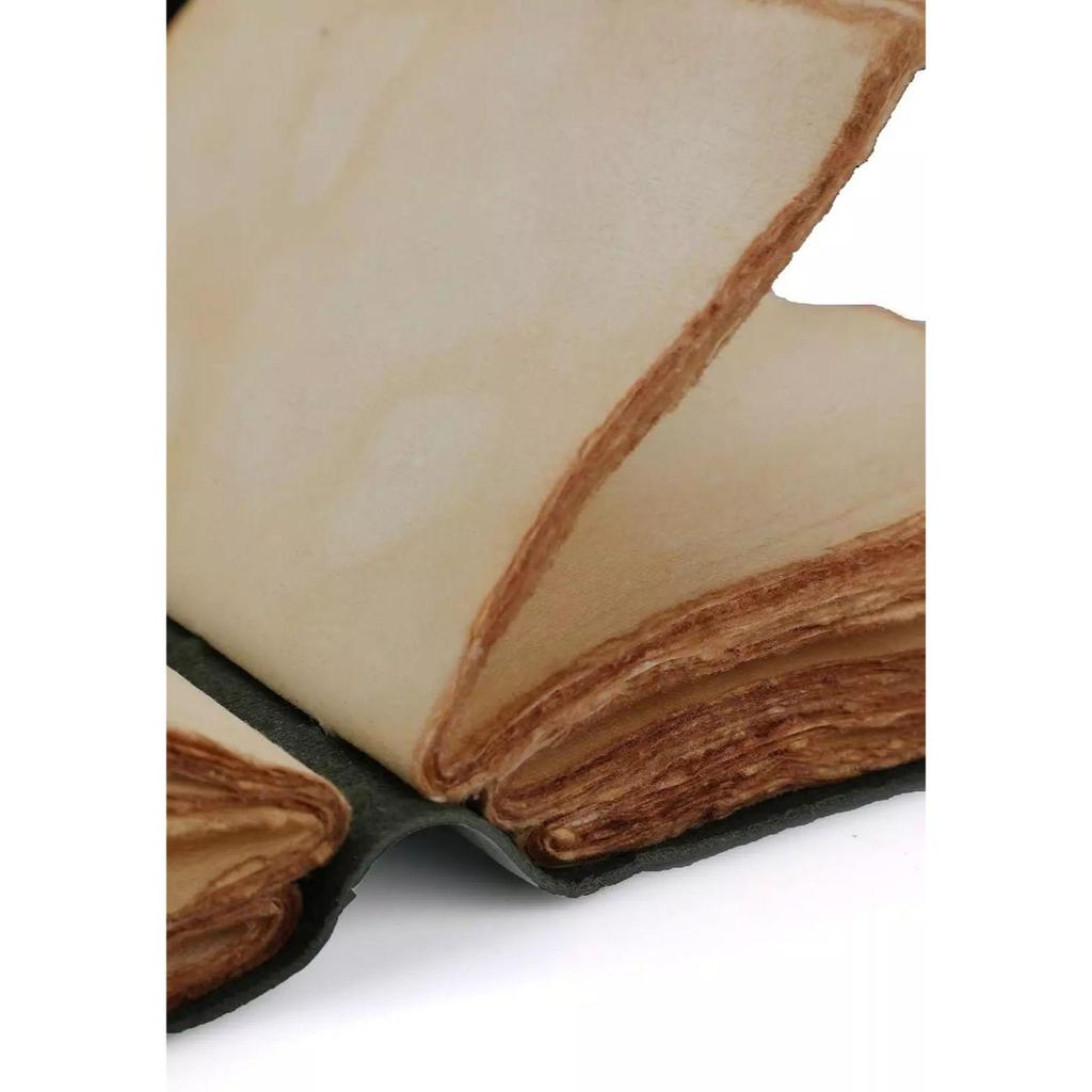 Винтажный журнал для записей в кожаном переплете, 240 страниц, 7 X 5 дюймов, необработанный край