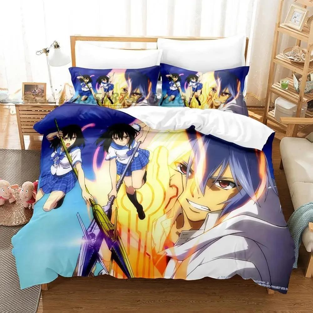 3D Печатный Набор Постельного Белья STRIKE THE BLOOD Аниме Пододеяльник Одеяло Роскошный Подарок на День Рождения