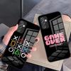 Игровой чехол для телефона Samsung S26 S25 Plus S20 S20 Plus S22 Ultra S23 FE S21 Plus S21 Ultra Стеклянная крышка