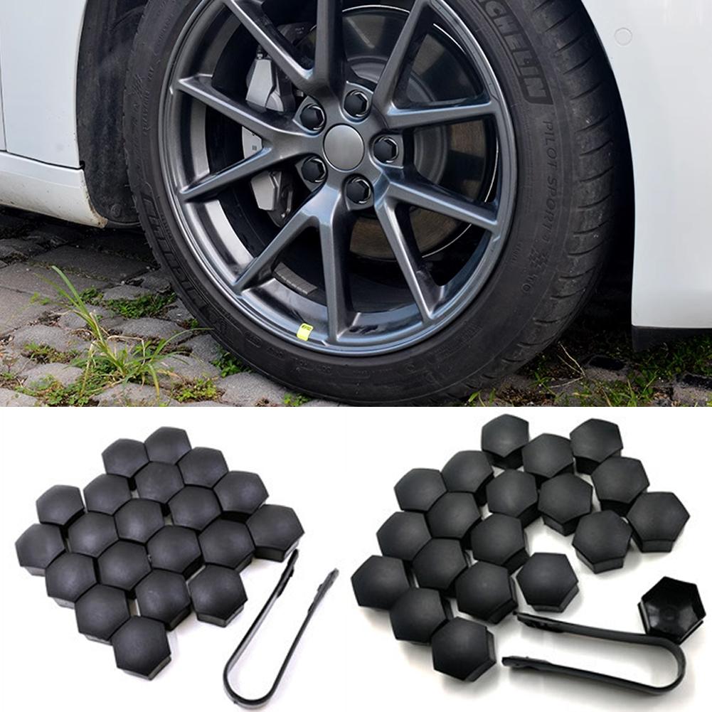 20Pcs/Set Car Wheel Hub Caps Nut FOO Cover Wheel Tire Center Nut Protection Cover Bolt Cap With Tool For Tesla Model 3 Y X S