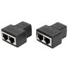 2 шт. RJ45 Ethernet-сплиттеры 1 на 2 пути Ethernet-коммутаторы для маршрутизатора ТВ-приставки видеокамеры компьютера