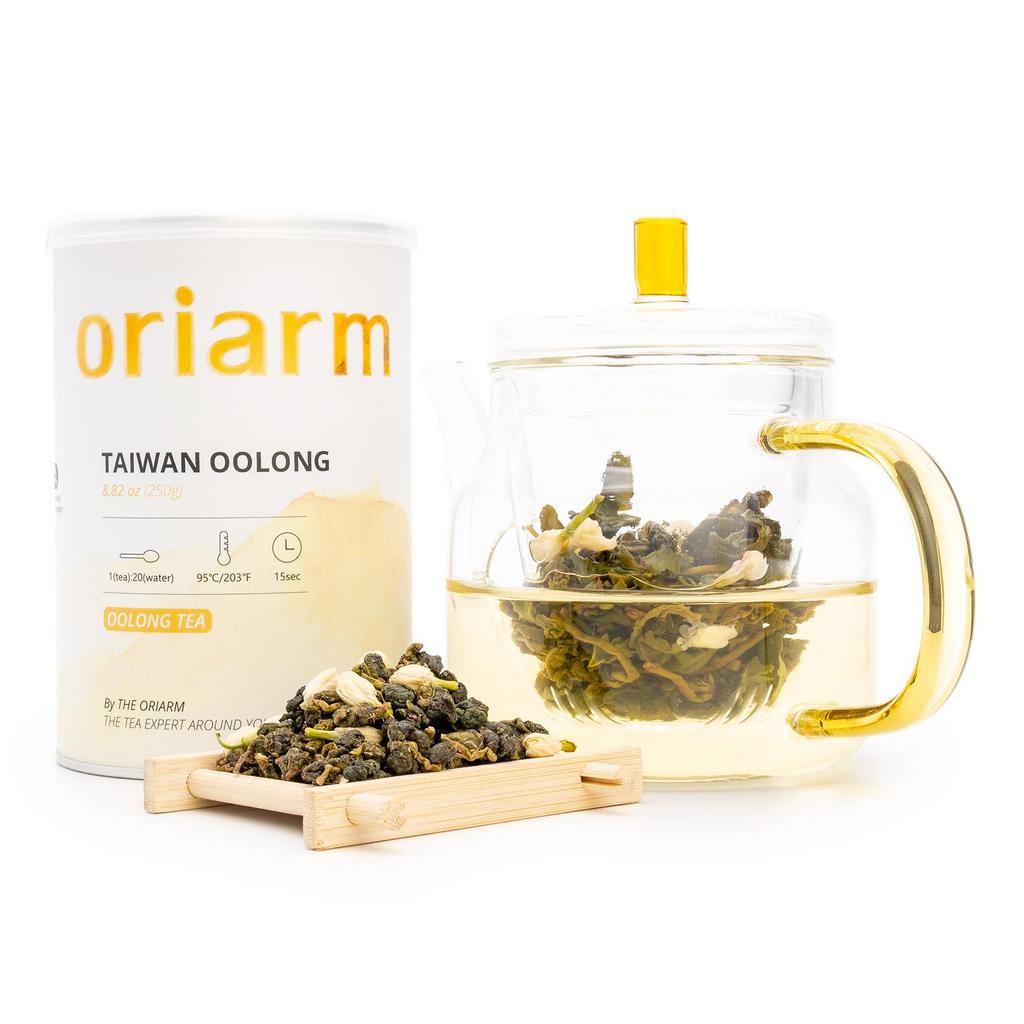 Oolong Tea With Jasmine Flowers Tin Can 250g