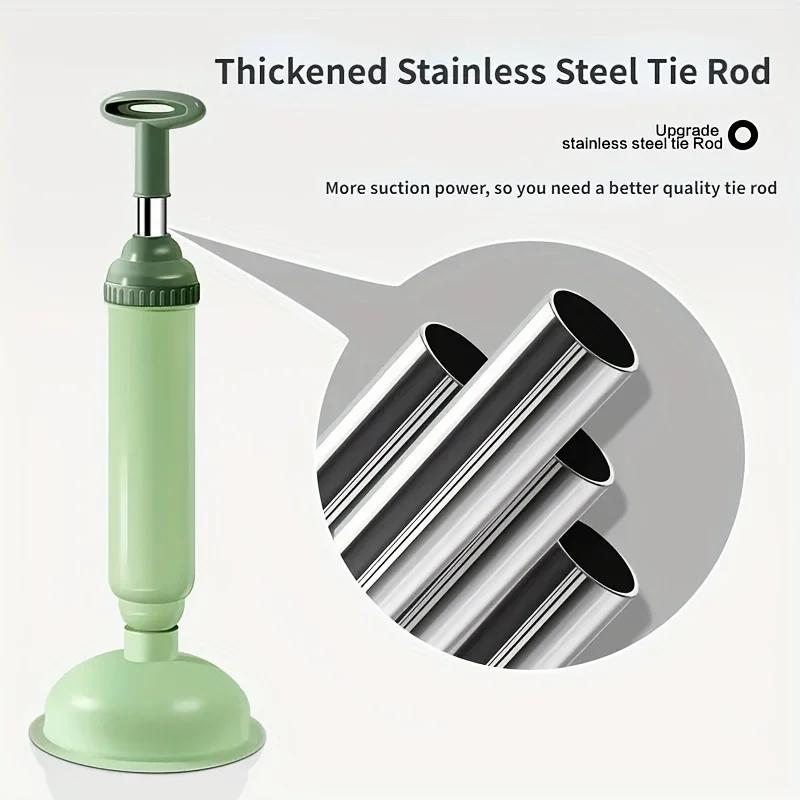 1pc Vacuum Leather Sucker Toilet Tool - Durable & Multipurpose Cleaner - Instantly Removes Kitchen & Bathroom Clogs