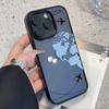Чехол для телефона 'Сердце Самолет' из Люксовой Линии Для iPhone 17 Pro Max 17 Air 16 15 14 13 12 11 Pro Max Ударопрочный Прозрачный Жесткий Чехол