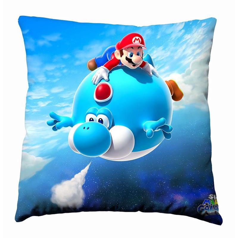 Игровой наволочка на молнии Super Mario 177 дюймов Чехол для подушки Яркий узор Декор для дома