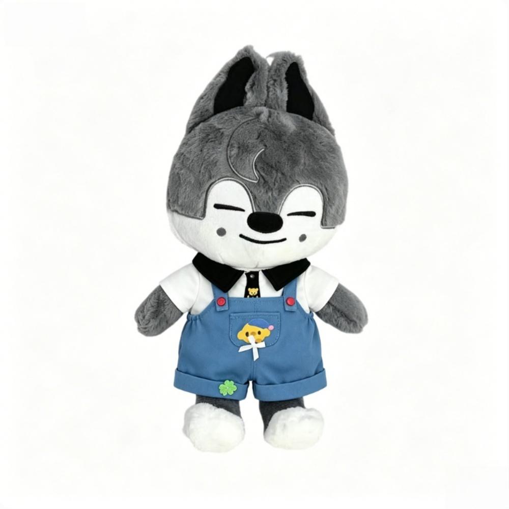 50CM Stray Kids Teddy Plush Hug Pillow Doll Fans Gift Plush Toy Seoul FM Week Cloak Doll Magic School Kid Birthday Gift