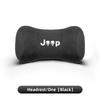 For Jeep Suede Car Neck Pillow Auto Seat Headrest Pillow Accessories For Jeep Renegade Wagoneer Avenger Recon Wrangler JK Gla