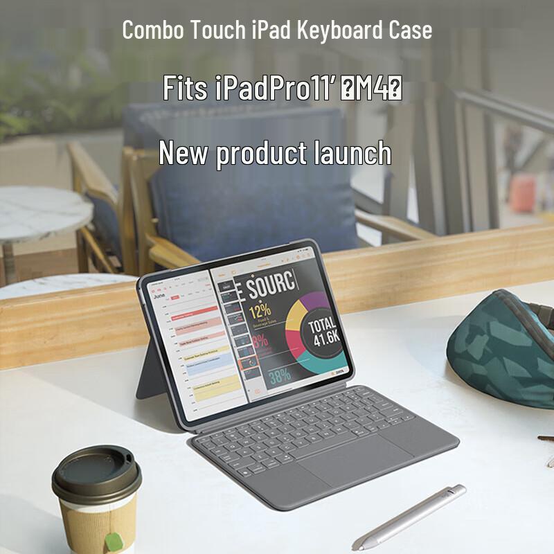Logitech Чехол-клавиатура Combo Touch для iPad Pro 11 дюймов