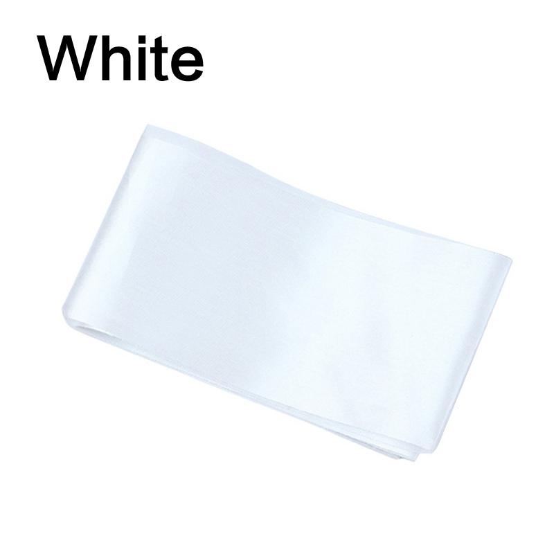 1PC Bride Ribbon Wedding Etiquette Belt Blank Sash Shoulder Strap Baby Shower Decor Solid Color