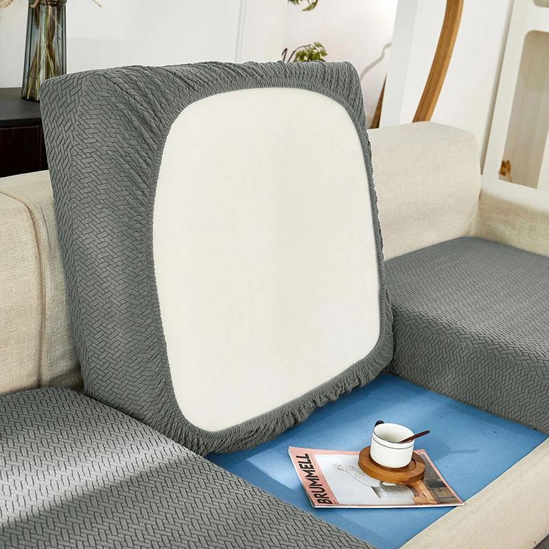 Jacquard Sofa Seat Cushion Cover Furniture Protector Covers For Living Room Washable Stretch Sofas Cover Sofa Slipcovers