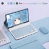 For Samsung Galaxy Tab Keyboard Case for S6 Lite 10.4" S7 11" S8 11" S7 Plus S7 FE S8 Plus 12.4" A8 10.5" A7 10.4" Tablet Cover