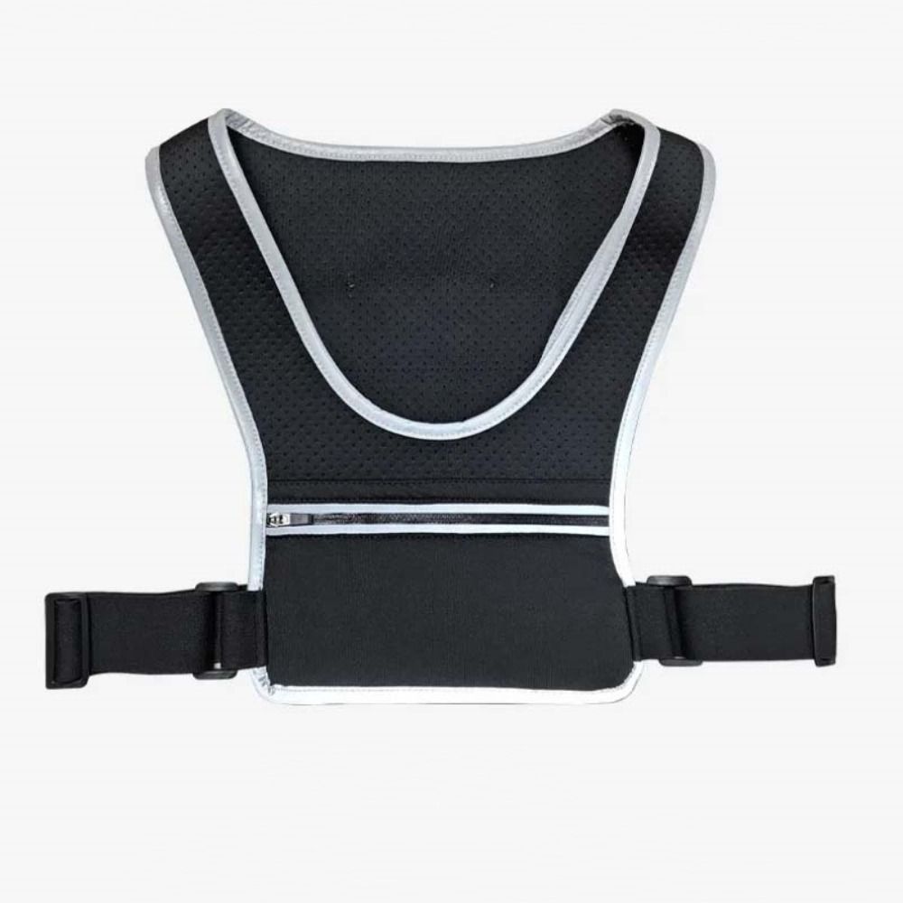 Бег трусцой Пеший туризм Бег нагрудные сумки Карман на молнии Спортивный жилет для бега Велосипедный рюкзак