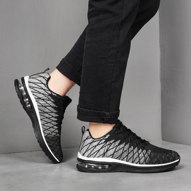 Спортивная обувь, повседневная обувь, дышащая мужская обувь Fly Woven, большой размер, легкие кроссовки для бега