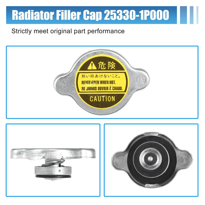 X Autohaux No.253293X600/253301P000 Engine Radiator Coolant Filler Neck for Hyundai Elantra