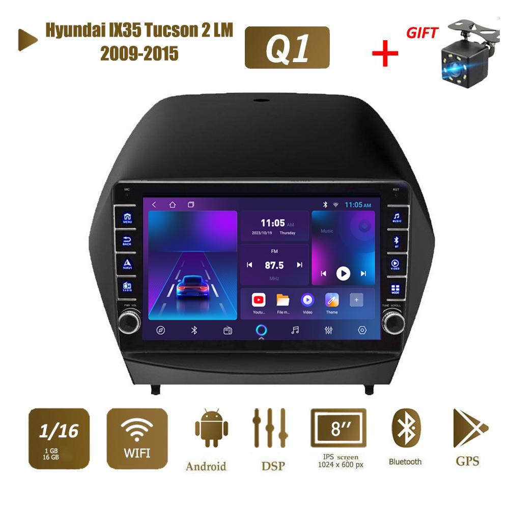 icreative 2Din для Hyundai IX35 Tucson 2 LM 2009-2015 с кнопочной ручкой Android автомобильное стерео радио мультимедийный видеоплеер навигация GPS Carplay 2 + 32 ГБ