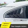 Volkswagen CC 10-18 Жалюзи на заднее стекло и накладка на треугольное окно