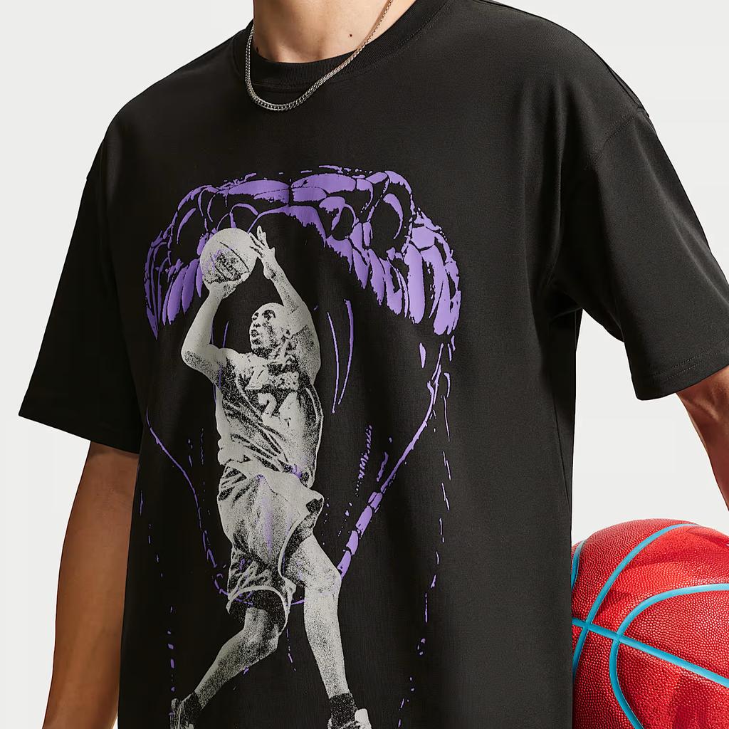 Nike Мужская футболка Kobe с коротким рукавом, быстросохнущая, отводящая влагу, Топы IR6990-010