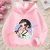 Movie New Kids K-Pop Demon Hunters Hooded Tops Toddler Girl Clothes KPop Demon Hunters Hoodie Girls Fashion Casual Sweatshirt