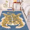 Tibetan Tiger Carpet Persian-Style Bedroom Area Rug Mat Exotic National Pattern Holiday Rectangle Decoration Rug